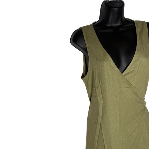 Andie Swim The Maxi Wrap Dress Women's Size Medium in Ivy Green New With Tags! - Picture 2 of 4